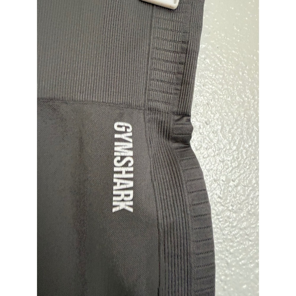 Gymshark Energy+ Seamless Leggings Charcoal Grey High Waisted Eyelet Mesh Small - Picture 3 of 10